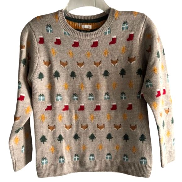 Unit Kids Boys Youth Size 11-12 Festive Holiday Christmas Pullover Sweater #F - Picture 1 of 5